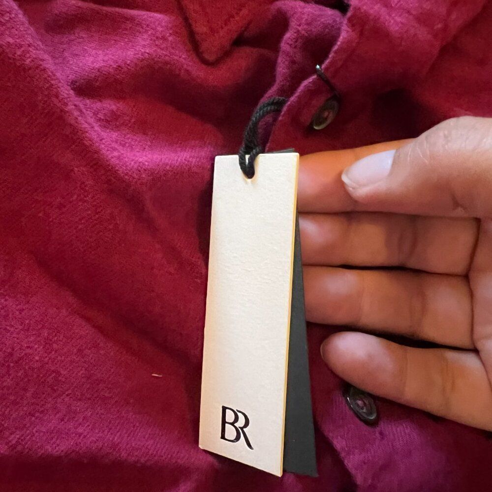 NWT BR large button down top - Picture 10 of 12